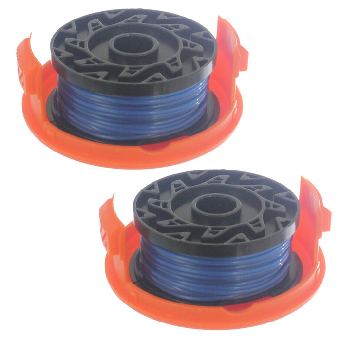 Spool Line and Cover for Black and Decker GL301 GL340 GL430 GL550 GL570 Strimmer Trimmer (Pack of 2, 10m x 1.5mm)