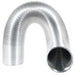 Semi Rigid Aluminium Hose Duct Flexible Exhaust Pipe (5" / 127mm x 3m)