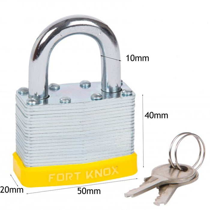 Security Chain & Padlock Heavy Duty Hardened Steel with Nylon Cover (8mm / 3ft)