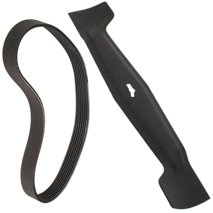 Metal Blade 35cm + Drive Belt for MACALLISTER MLMP1300 Lawnmower