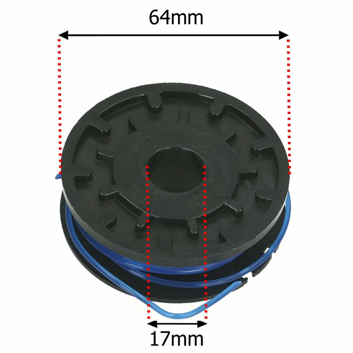 5m Twin Line & Spool for QUALCAST GT2826 Strimmer Trimmer