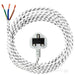 Universal Steam Iron Power Lead Cable Flex Cord & UK 3 Pin Plug