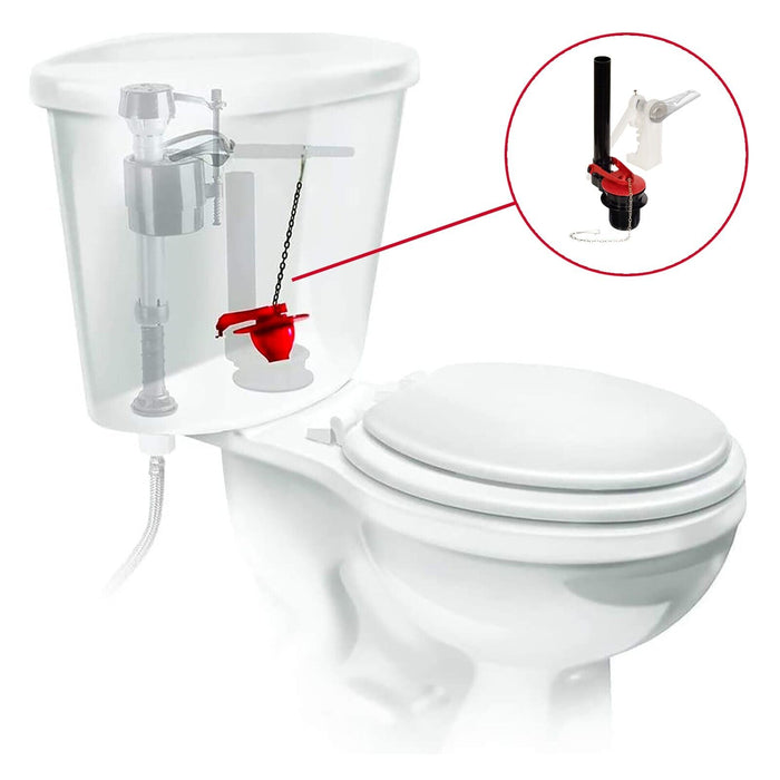 Fluidmaster Flapper 502 PerforMAX 2" Adjustable Toilet 1.5" Flush Valve 502074
