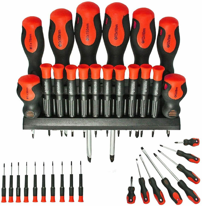 Screwdriver Set Tool Kit Ratchet Wrench Socket Driver Tool Belt Precision 48 Pce