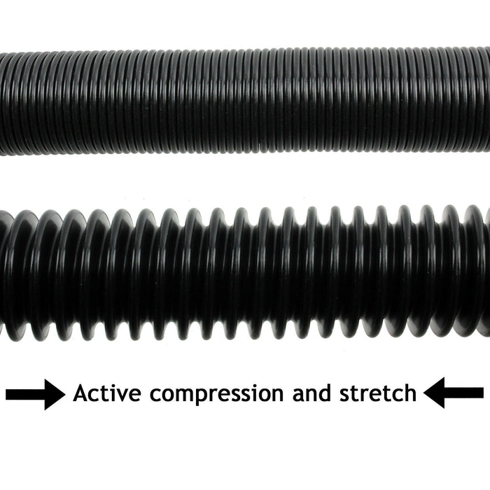 SPARES2GO 5M Hose, Extra Long, for Numatic Henry Hoover Vacuum Cleaner, Active Compression and stretch as you clean