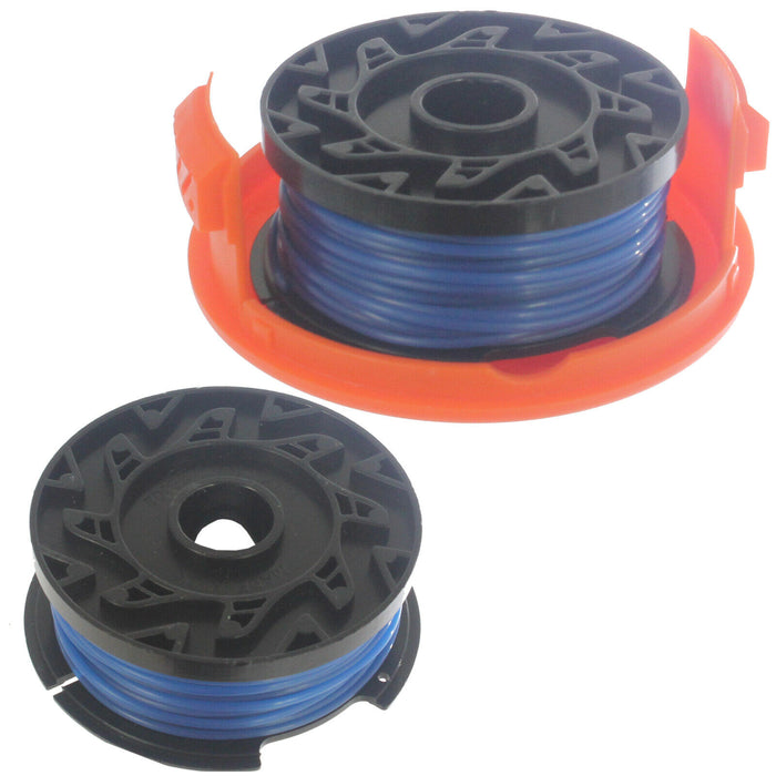 Strimmer Line 2 x Spools and Cover for Black and Decker GL301 GL340 GL430 GL550 GL570 Trimmer (10m x 1.5mm)