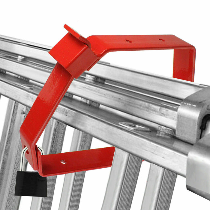 Ladder Storage Rack Locking UNIVERSAL Ladder Rack Bracket Lockable Wall Secure Ladders Locking Bra ...