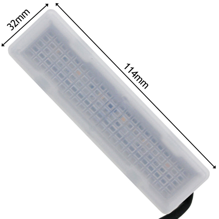 Universal Cooker Hood LED Light Box Vent Extractor Lamp (114mm x 32mm ...