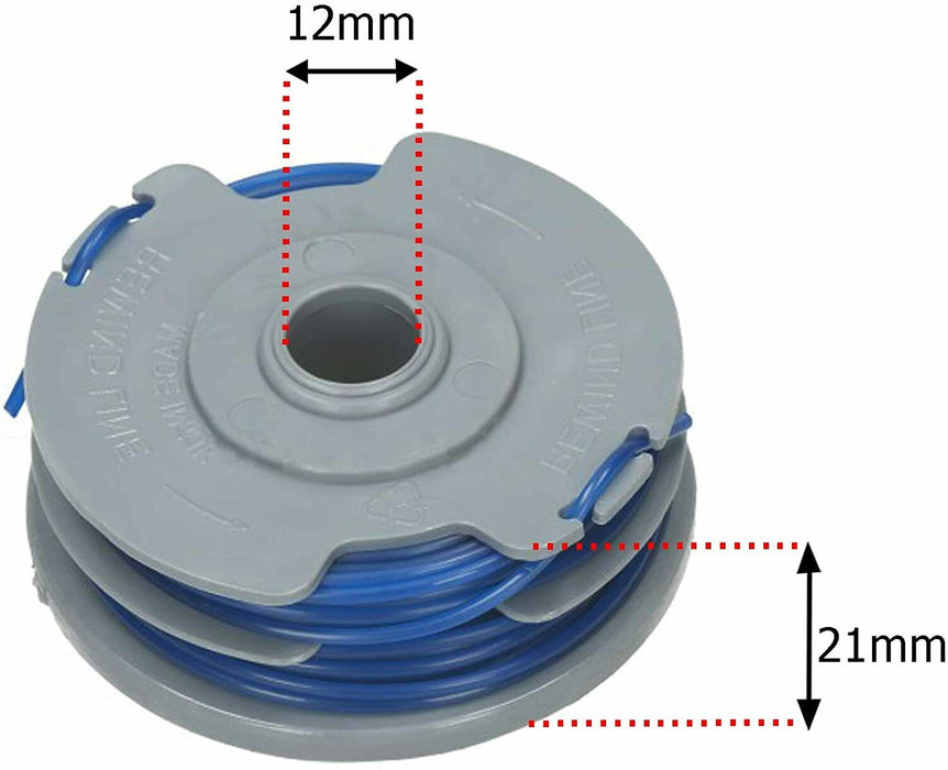 Spool Line + Cover Cap for FLYMO Contour EIT23 500 700 Strimmer Trimmer